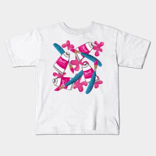 Paint and Paint Brushes Kids T-Shirt